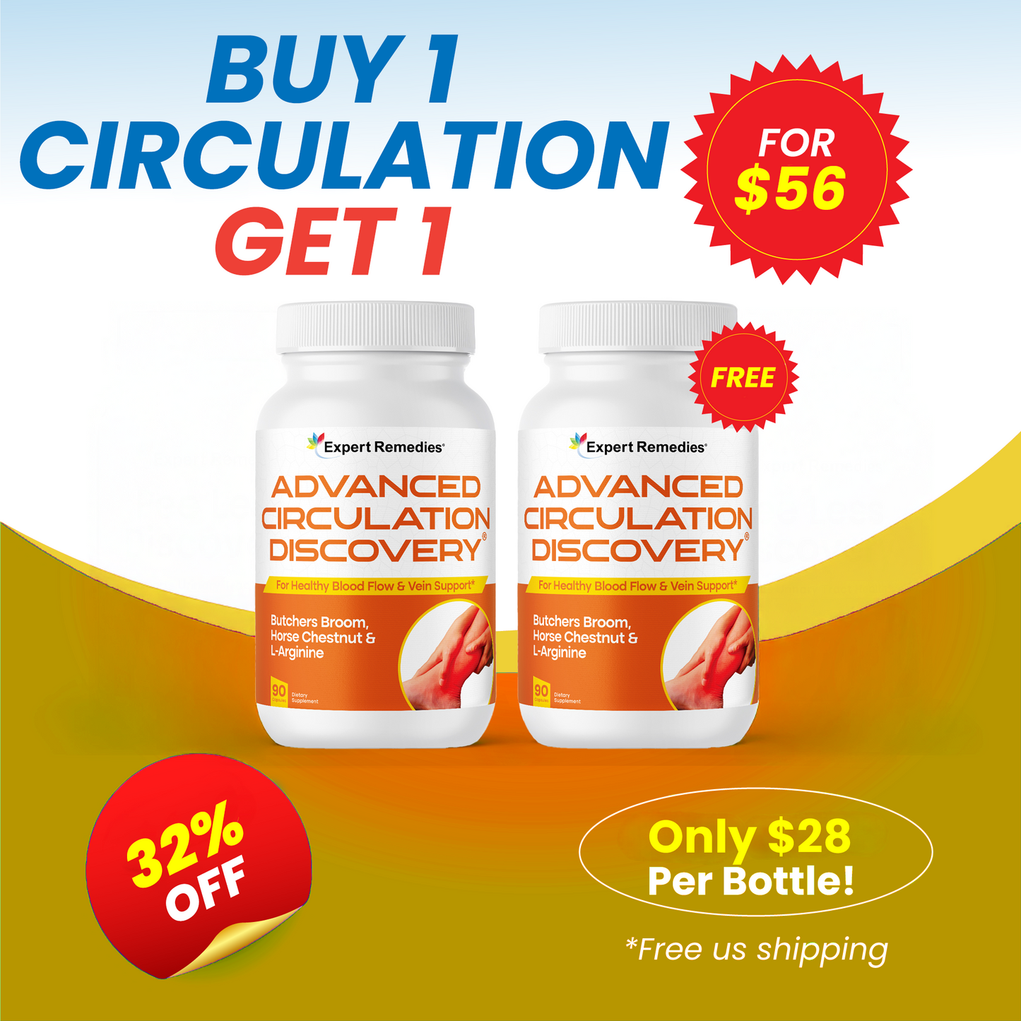 Buy 1 Circulation Discovery Get 1 FREE