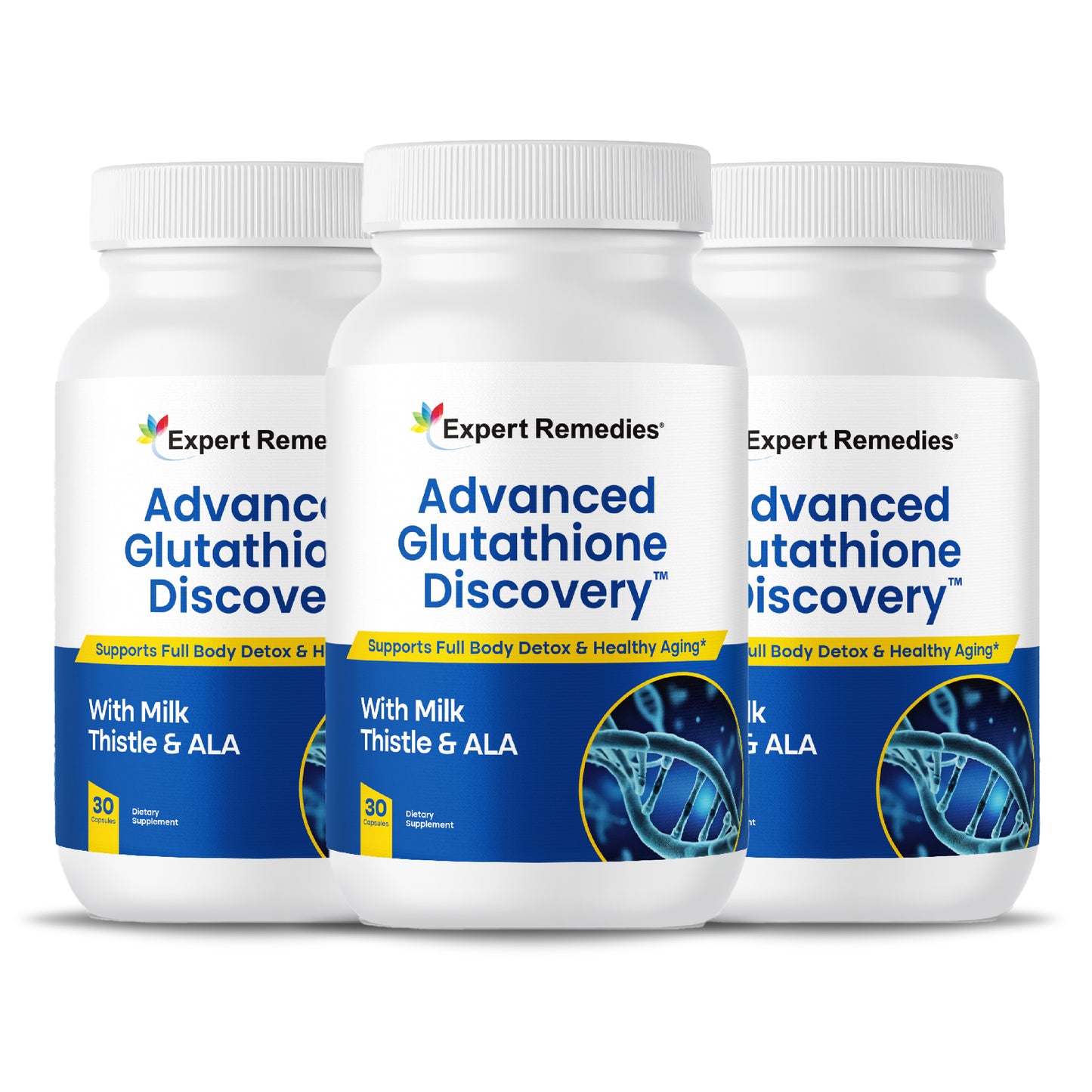 3 Bottles of Glutathione Discovery