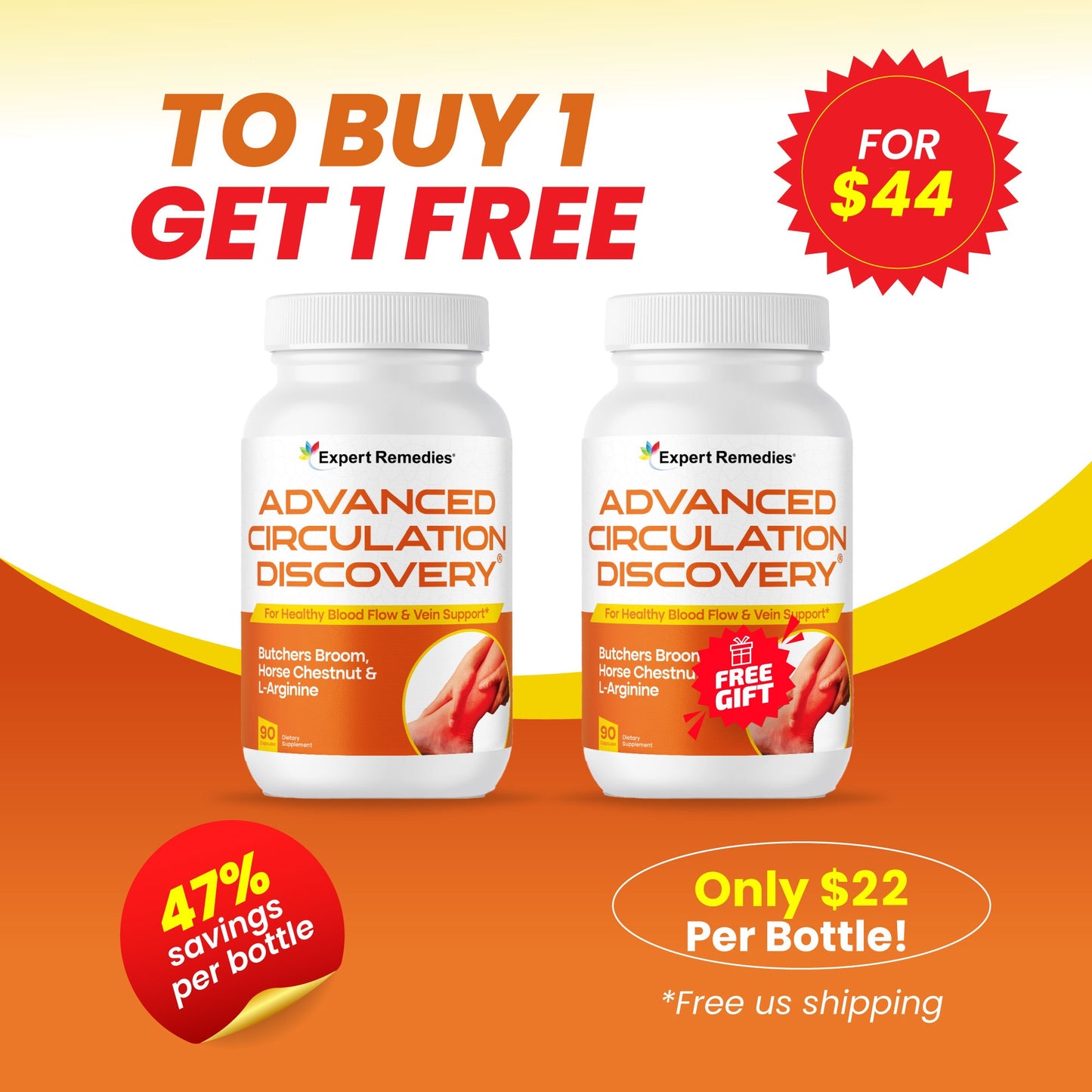 Buy 1 Bottle of Circulation Discovery Get 1 FREE!