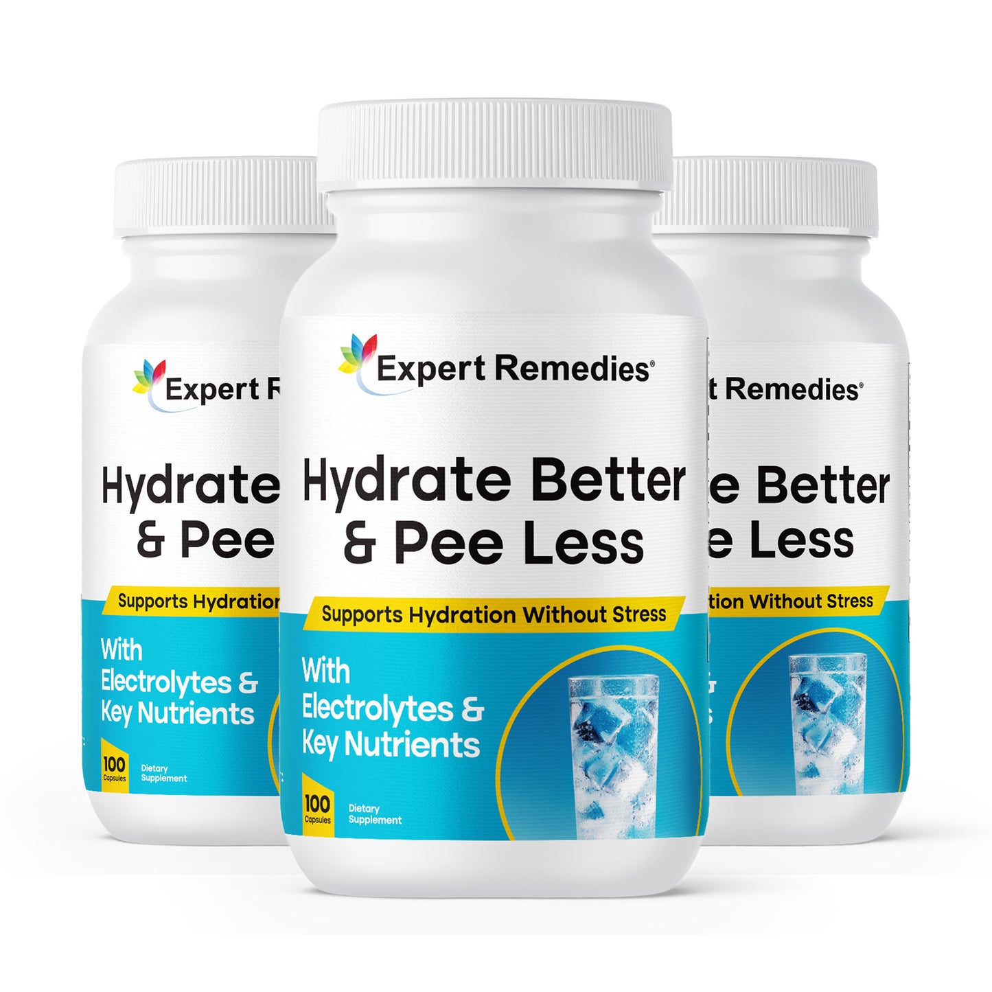Hydrate Better, Pee Less 3 Bottles!