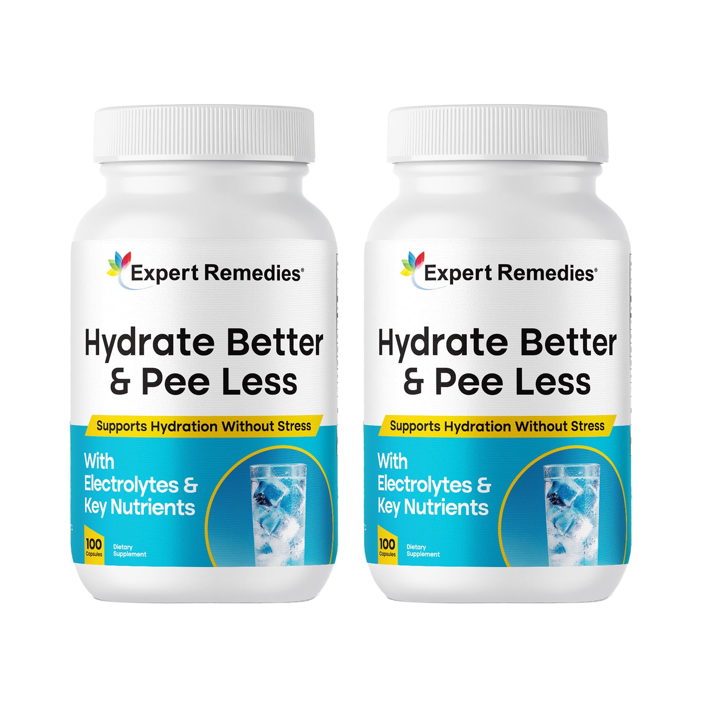 Hydrate Better, Pee Less 2 Bottles!