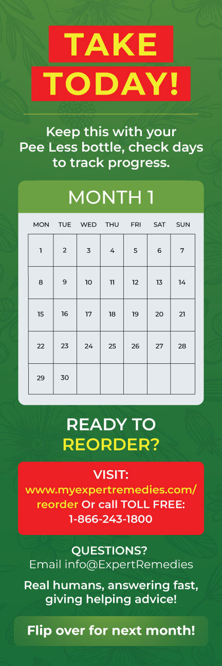 Pee Less Discovery Calendar