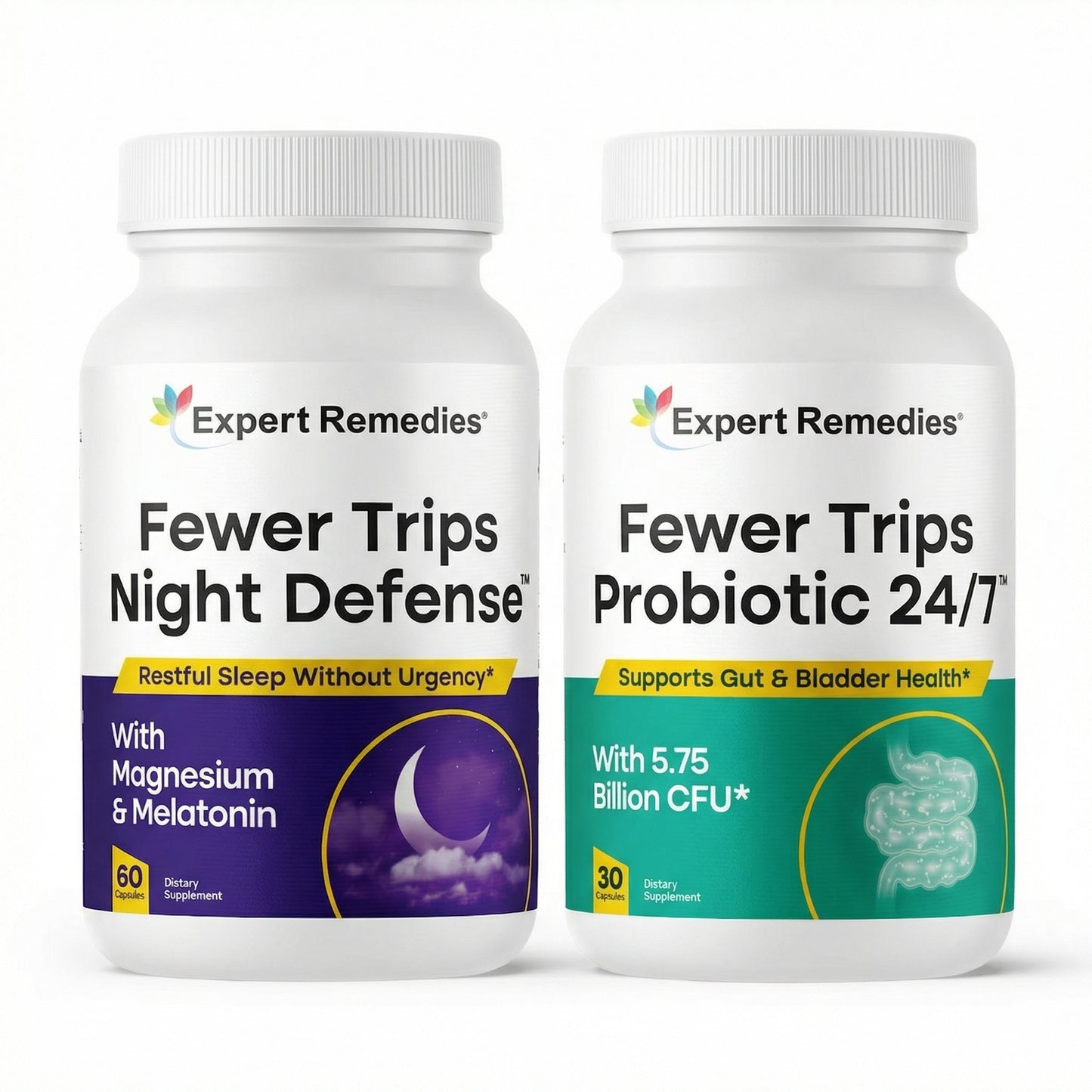 Fewer Trips Complete System - Day + Night + Probiotic