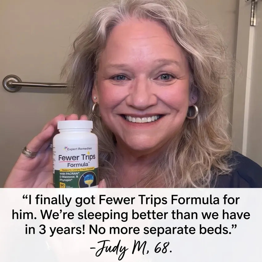 Judy M with Fewer Trips Formula