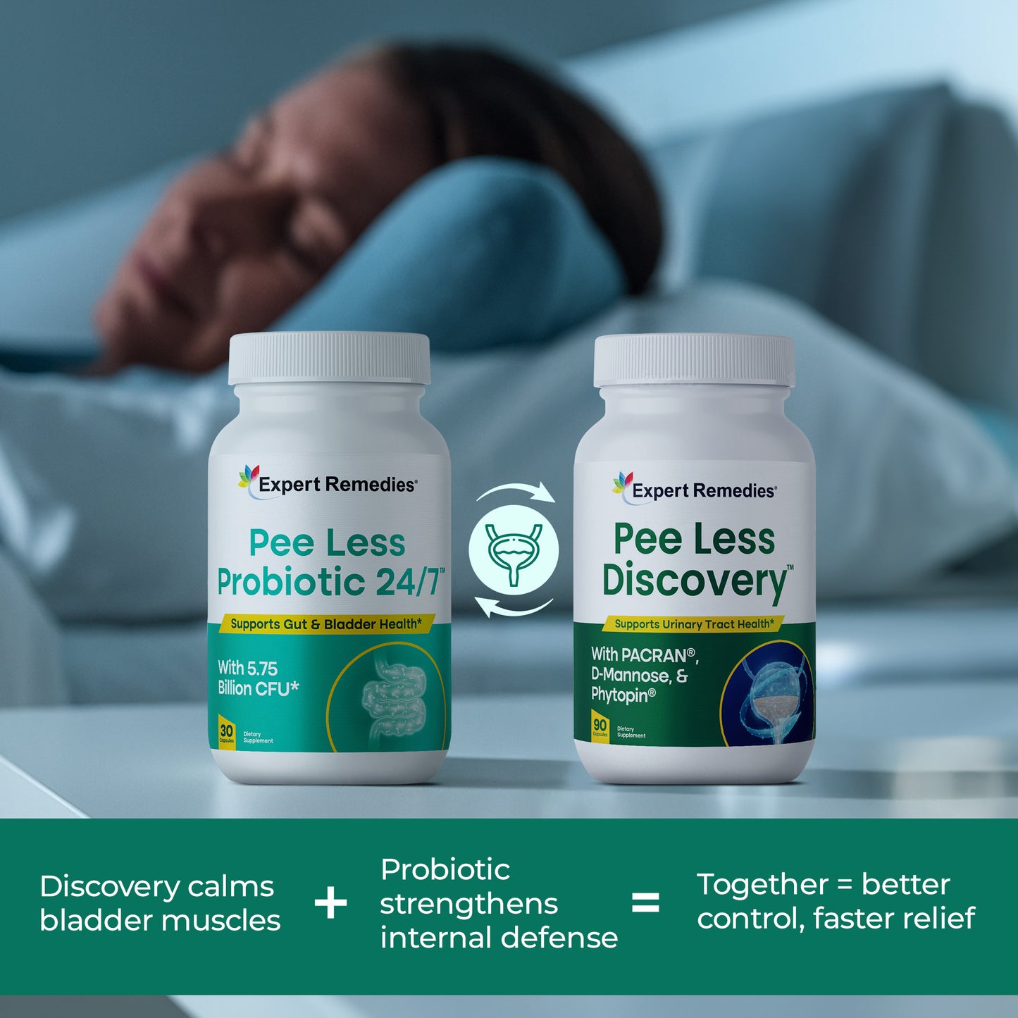 Pee Less Probiotic 24/7 Buy 2 Get 2 FREE!