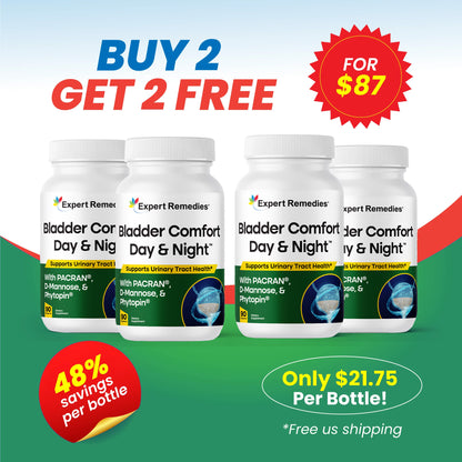 Buy 2 Bottles of Bladder Comfort Day & Night Get 2 FREE