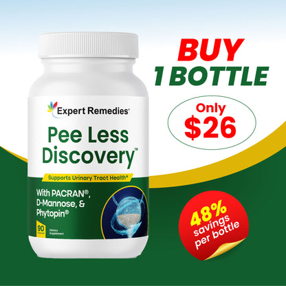 1 Bottle of Pee Less Discovery 48% OFF