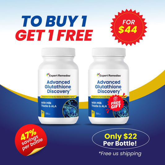 Buy 1 Bottle of Glutathione Discovery Get 1 FREE!