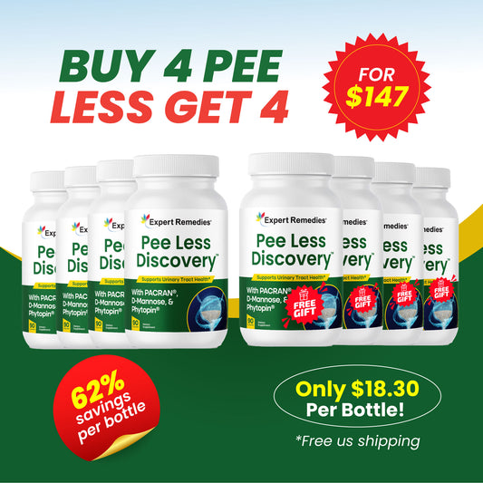 Buy 4 Pee Less Discovery Get 4 FREE!