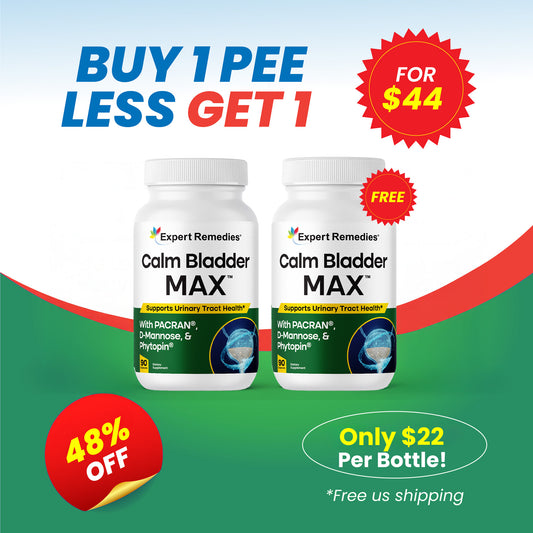 Buy 1 Bottle of Calm Bladder MAX Get 1 FREE