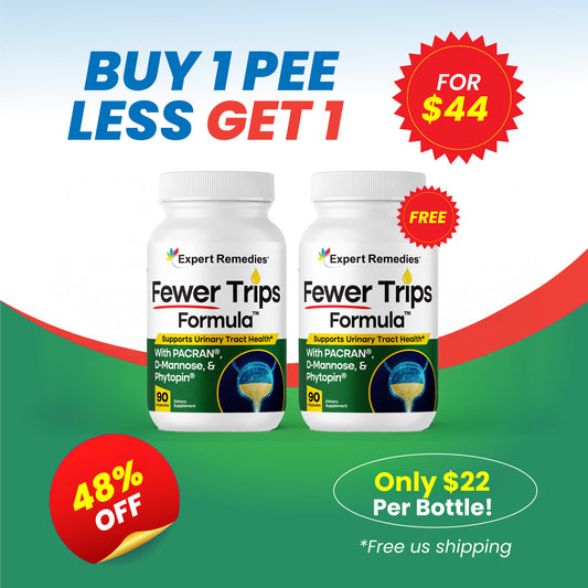 Buy 1 Bottle of Fewer Trips Get 1 FREE