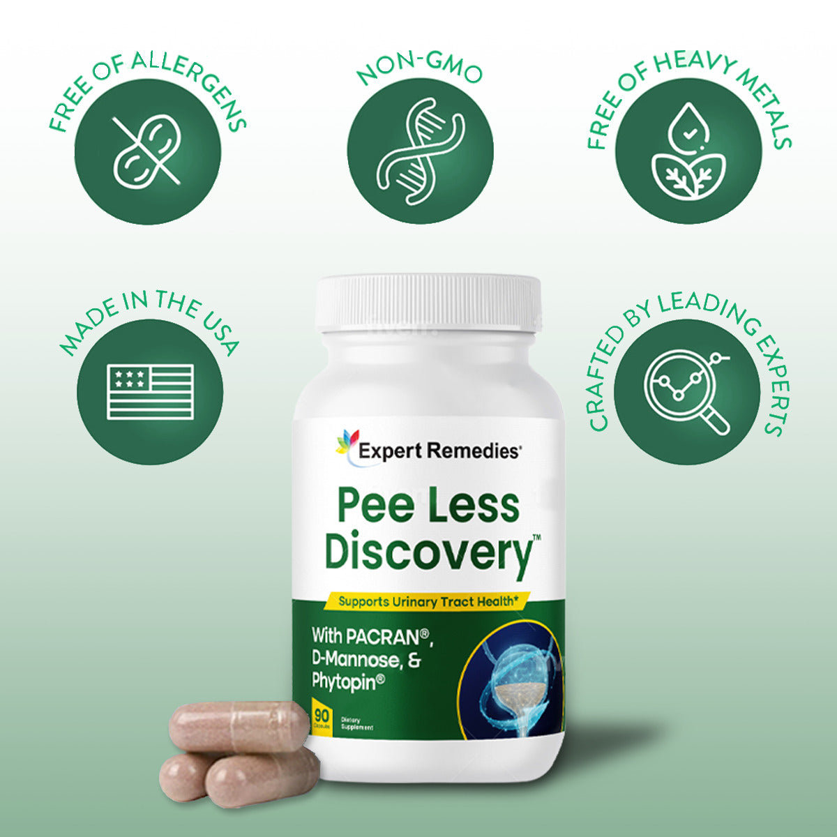 1 Bottle of Pee Less Discovery