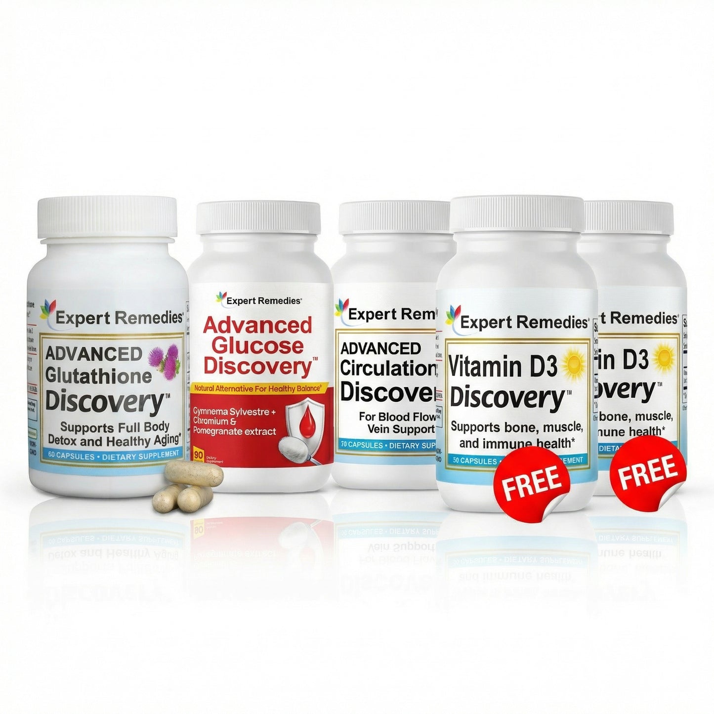 Ultimate Wellness Protocol - Glutathione + Circulation + Glucose Bundle